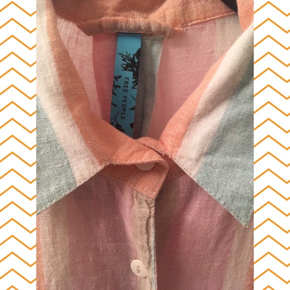 Free People Sherbet Stripe Tunic - Picture 5 of 6